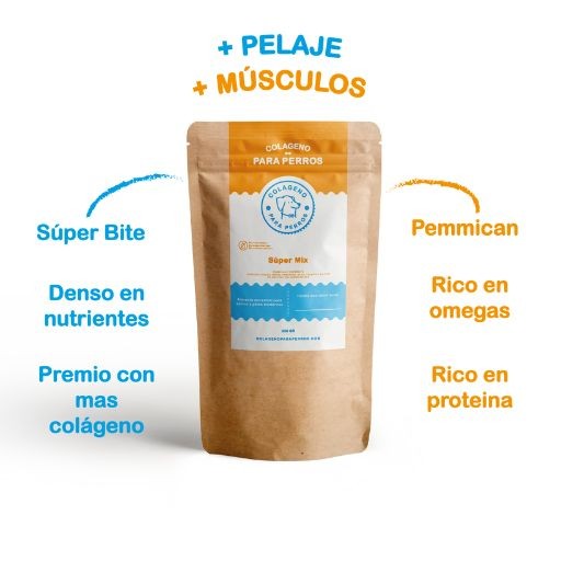 Súper Mix: El Combo para un Pelaje y Músculos Fuertes 250gr