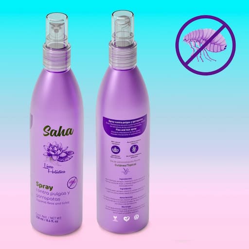 Saha Línea Holística Spray contra pulgas y garrapatas