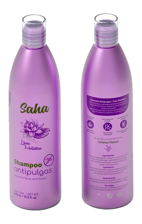 Shampoo contra pulgas y garrapatas