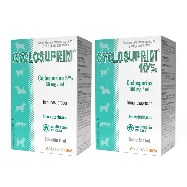 Cyclosuprim al 10 por ciento Solucion Oral 50 ml
