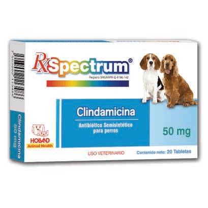 Clindamicina 50mg  20 tabletas. Holland