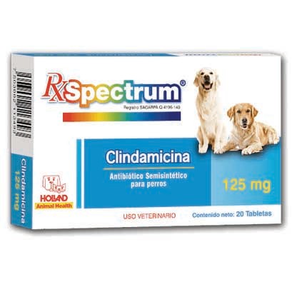 Clindamicina 125 mg 20tabletas