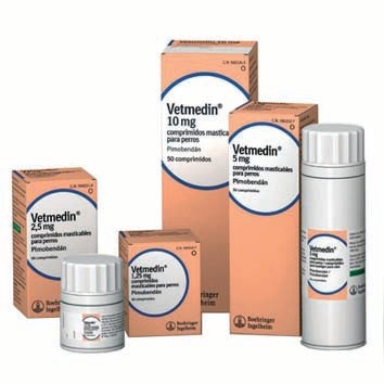 Vetmedin 5mg 100 tab. masticables 21kg Boehringer