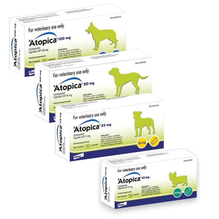 Atopica 100mg. Perro de 15 a 28.9kg. Elanco
