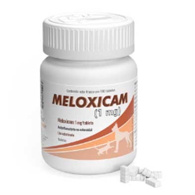 Meloxicam 1 mg. Frasco con 100 tabletas fraccionables. Alphachem