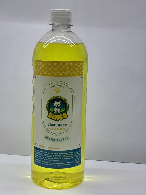 limpiador eliminador de olores virus y bacterias de 1 Lt.