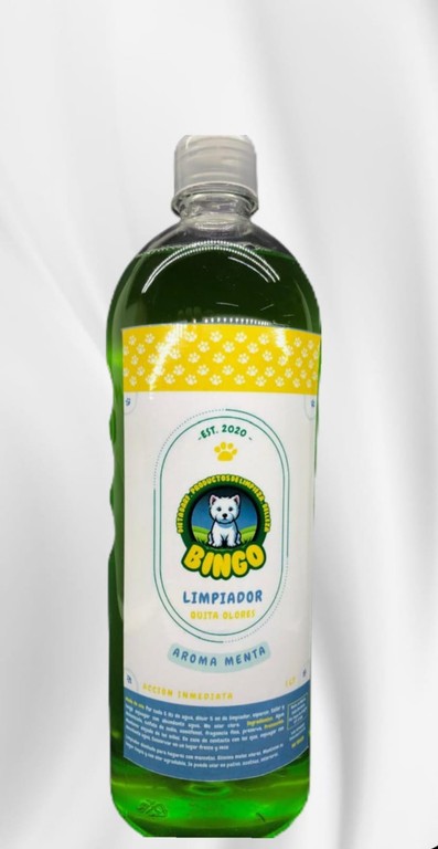 limpiador eliminador de olores virus y bacterias de 1 Lt.