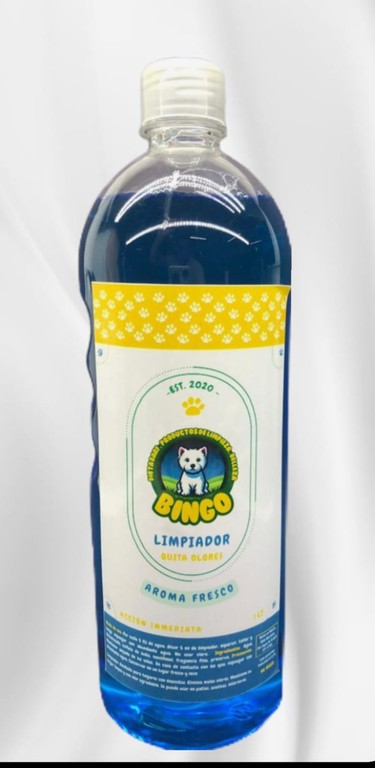 limpiador eliminador de olores virus y bacterias de 1 Lt.